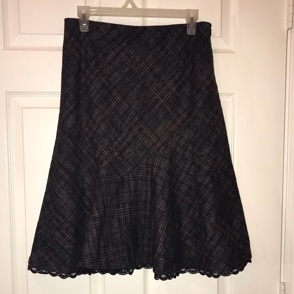 Express Midi Wool Circle Skirt Size 4